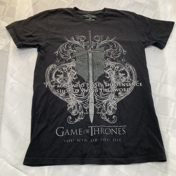 Game Of Thrones 2013 T-shirt Small Short Sleeve Black Shirt - Picture 1 of 6